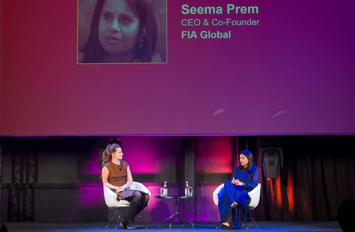 Seema Prem at World AI Conference Panel